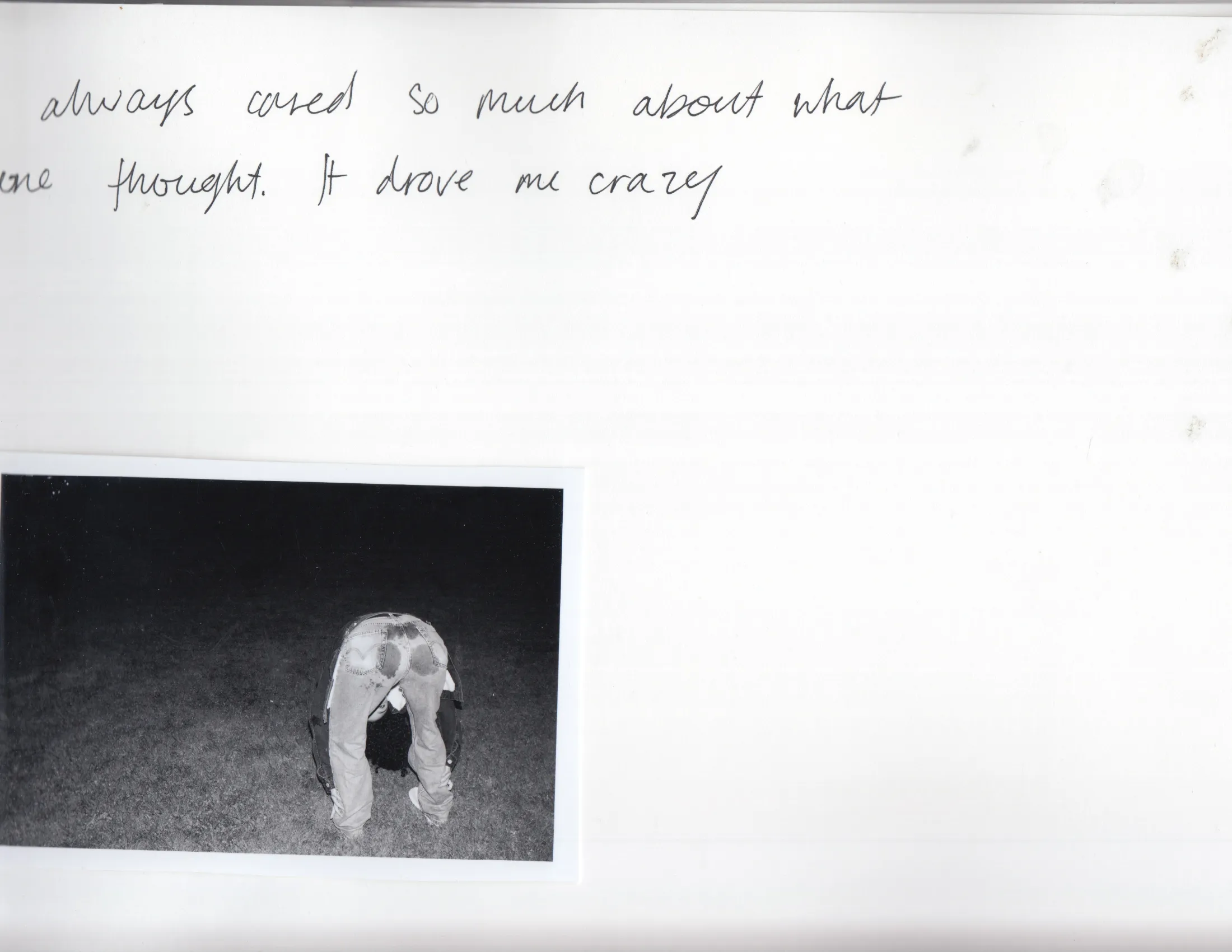 she just wanted out — 12